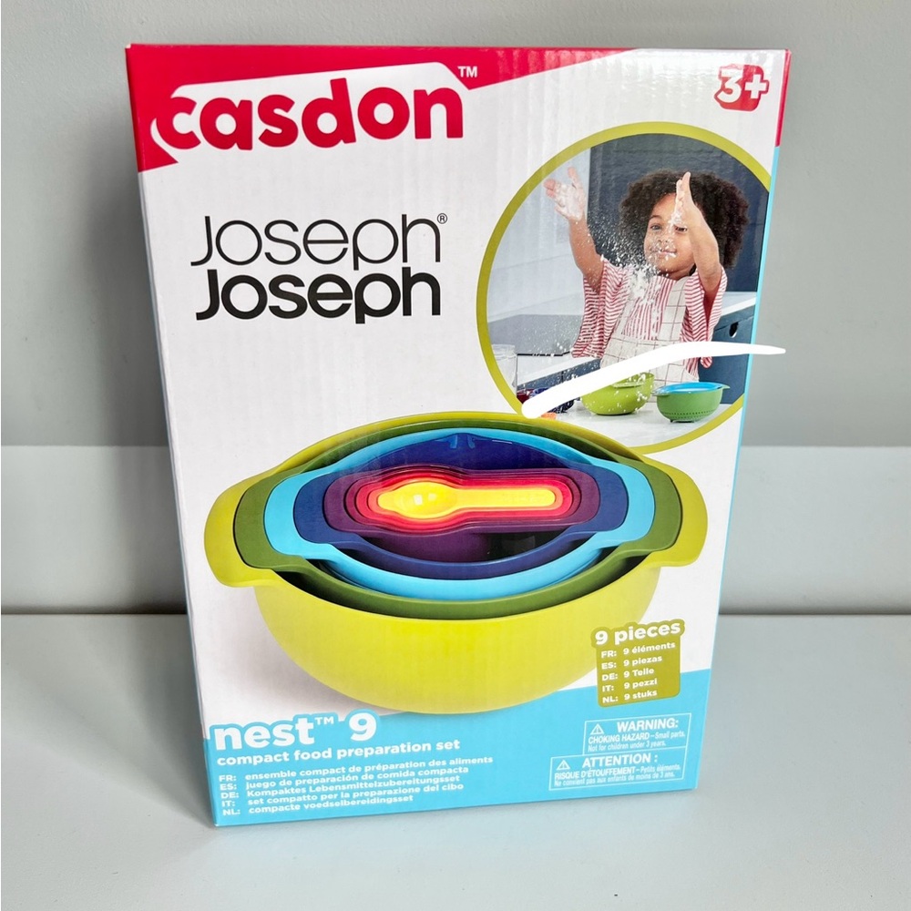 Joseph Joseph Nest 9 Kids Food Prep Set NEW IN BOX